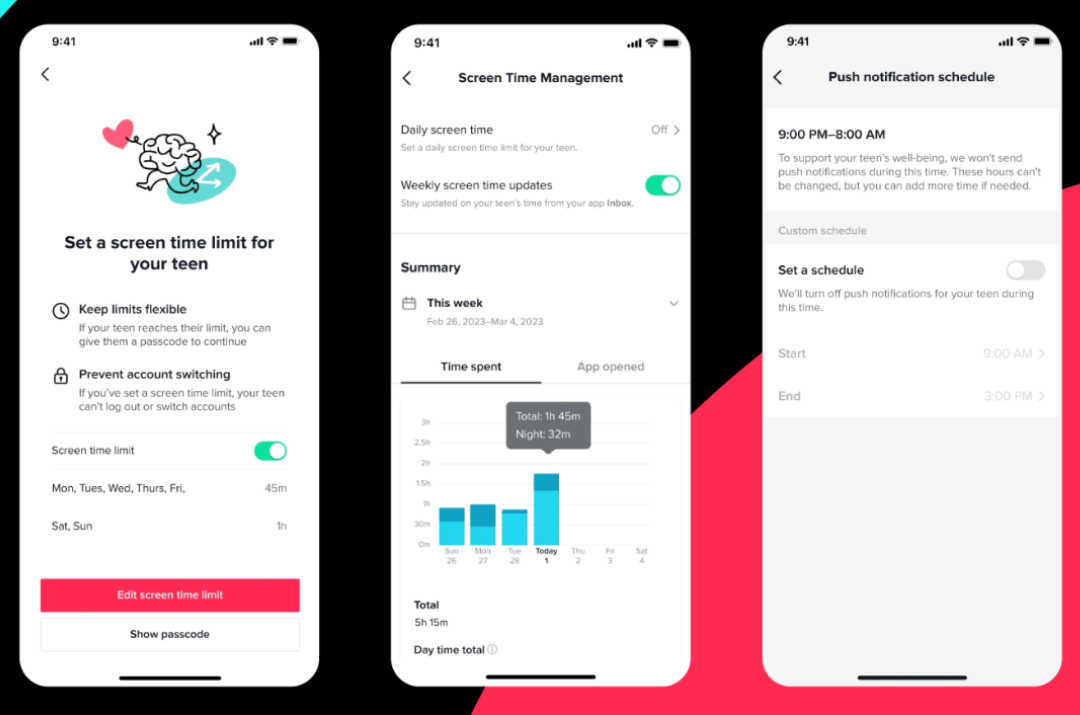 TikTok nastavení denního limitu